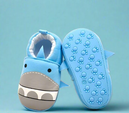 New Anti-slip Rubber Bottom Slip-on Baby Shoes!